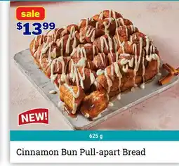 M & M Food Market Cinnamon Bun Pull-apart Bread offer