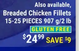 M & M Food Market Breaded Chicken Fillets offer