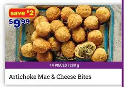M & M Food Market Artichoke Mac & Cheese Bites offer