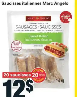 Super C Saucisses italiennes Marc Angelo offer