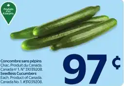 Walmart Seedless Cucumbers offer