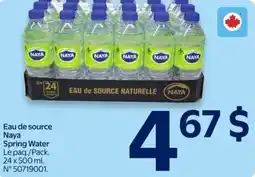 Walmart Spring Water offer