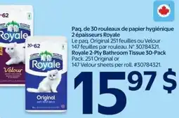 Walmart Royale 2-Ply Bathroom Tissue offer