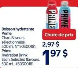 Walmart Prime Hydration Drink offer