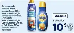 Walmart International Delight Coffee Creamer or Cold Foam offer