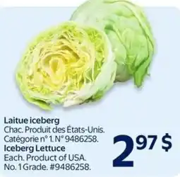Walmart Iceberg Lettuce offer