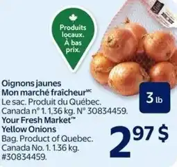 Walmart Yellow Onions offer