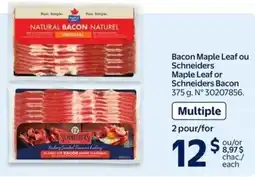 Walmart Maple Leaf or Schneiders Bacon offer