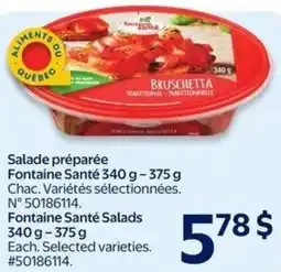Walmart Fontaine Santé Salads offer