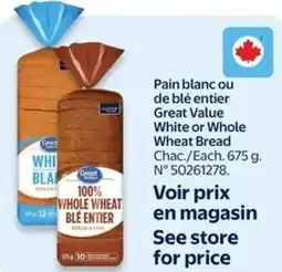 Walmart White or Whole Wheat Bread offer