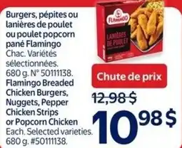 Walmart Flamingo Breaded Chicken Burgers offer
