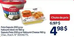 Walmart Saputo Feta or Haloumi Cheese offer