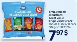 Walmart Chips Variety Pack offer
