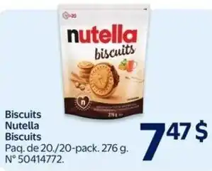 Walmart Biscuits Nutella offer