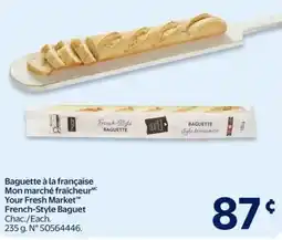 Walmart French-Style Baguet offer