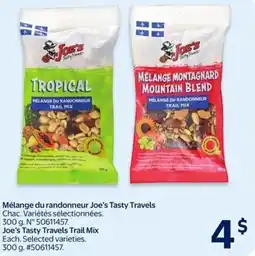 Walmart Joe's Tasty Travels Trail Mix offer