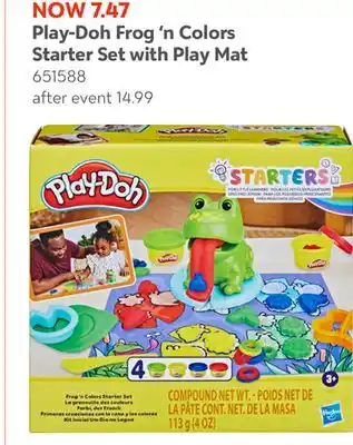 Toys R us Play-Doh Frog 'n Colors Starter Set with Play Mat offer