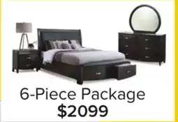 Leon's Miller 6-Piece Queen Storage Bedroom Package - Grey offer