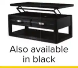 Leon's Manila 48 Lift-Top Coffee Table - Black offer