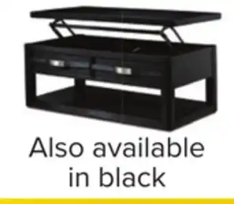 Leon's Manila 48 Lift-Top Coffee Table - Black offer