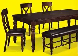 Leon's Kingstown 6-Piece Dining Set offer
