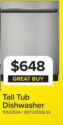 Leon's GE Stainless Steel 24 Dishwasher- GDT225SSLSS offer