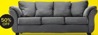 Leon's Collier Sofa - Dark Grey offer