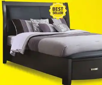 Leon's Cinema 3-Piece Queen Storage Bed - Charcoal offer
