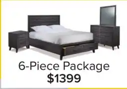Leon's Miller 6-Piece Queen Storage Bedroom Package - Grey offer
