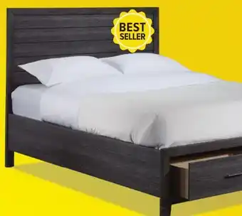 Leon's Miller 3-Piece Queen Storage Bed - Grey offer