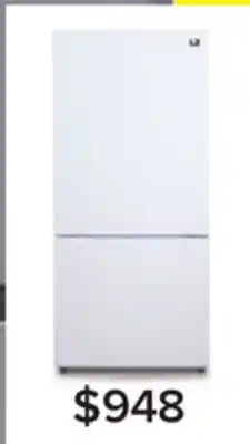Leon's L2 White Bottom-Freezer Refrigerator (18.7 cu. ft.) - LRB19B5AWWC offer