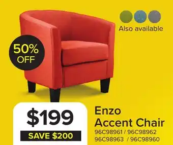 Leon's Enzo Accent Chair - Orange offer