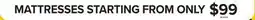 Leon's Bamboo Firm Twin Mattress offer