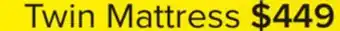 Leon's Serta Prosper Firm Euro Top Twin Mattress offer