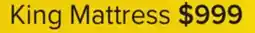 Leon's Kingsdown Oxford Firm Tight Top King Mattress offer