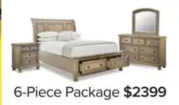Leon's Windchester 6-Piece Queen Storage Bedroom Package - Grey offer