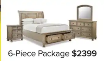Leon's Windchester 6-Piece Queen Storage Bedroom Package - Grey offer