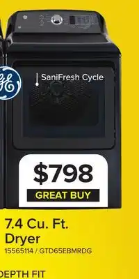 Leon's Stain Pre-treat SaniFresh Cycle 7.4 Cu. Ft. Dryer offer