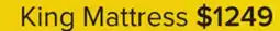 Leon's Kingsdown Percy Medium Euro Top King Mattress offer