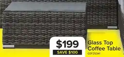 Leon's Cove Outdoor Coffee Table - Dark Grey offer