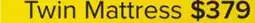 Leon's Sealy Essentials Remy Firm Eurotop Twin Mattress offer