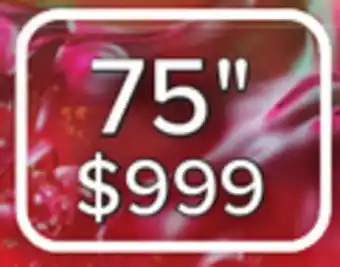 Leon's Samsung 75 4K Tizen Smart CUHD TV - UN75DU7100FXZC offer