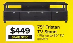Leon's Tristan 75 TV Stand - Black offer