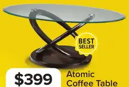 Leon's Atomic 48 Coffee Table - Brown Cherry offer