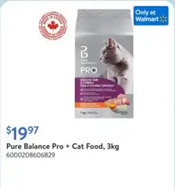 Walmart Pure Balance Pro + Cat Food, 3kg offer