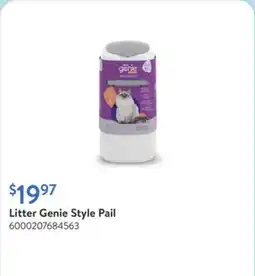 Walmart Litter Genie Style Pail offer