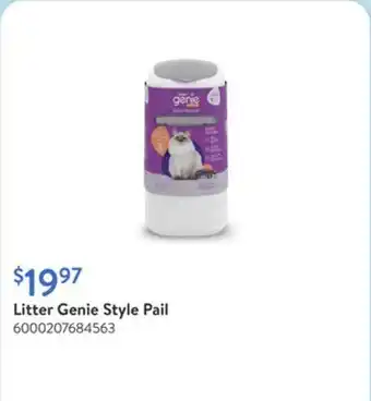 Walmart Litter Genie Style Pail offer