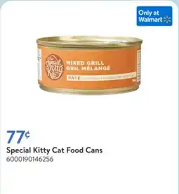 Walmart Special Kitty Cat Food Cans offer