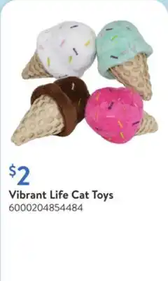 Walmart Vibrant Life Cat Toys offer