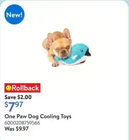Walmart One Paw Dog Cooling Toys offer
